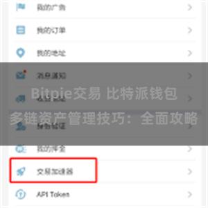 Bitpie交易 比特派钱包多链资产管理技巧：全面攻略