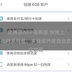 比特派APP最新版 快速上手比特派钱包，多链资产管理全攻略