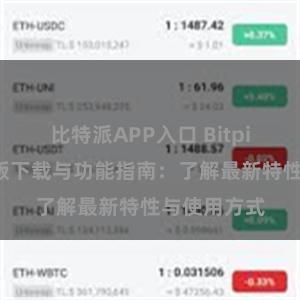 比特派APP入口 Bitpie钱包最新版下载与功能指南：了解最新特性与使用方式