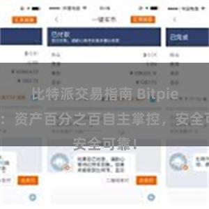 比特派交易指南 Bitpie钱包：资产百分之百自主掌控，安全可靠！