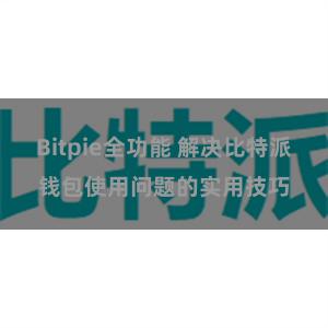 Bitpie全功能 解决比特派钱包使用问题的实用技巧