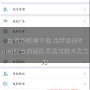 比特派教程下载 比特派(Bitpie)钱包的团队背景与技术实力