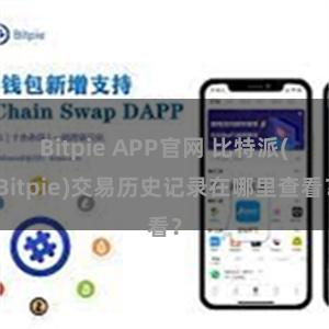 Bitpie APP官网 比特派(Bitpie)交易历史记录在哪里查看？