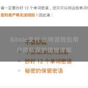 Bitpie支付 比特派钱包用户隐私保护措施详解