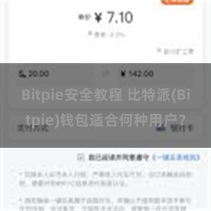 Bitpie安全教程 比特派(Bitpie)钱包适合何种用户？