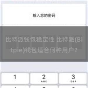 比特派钱包稳定性 比特派(Bitpie)钱包适合何种用户？